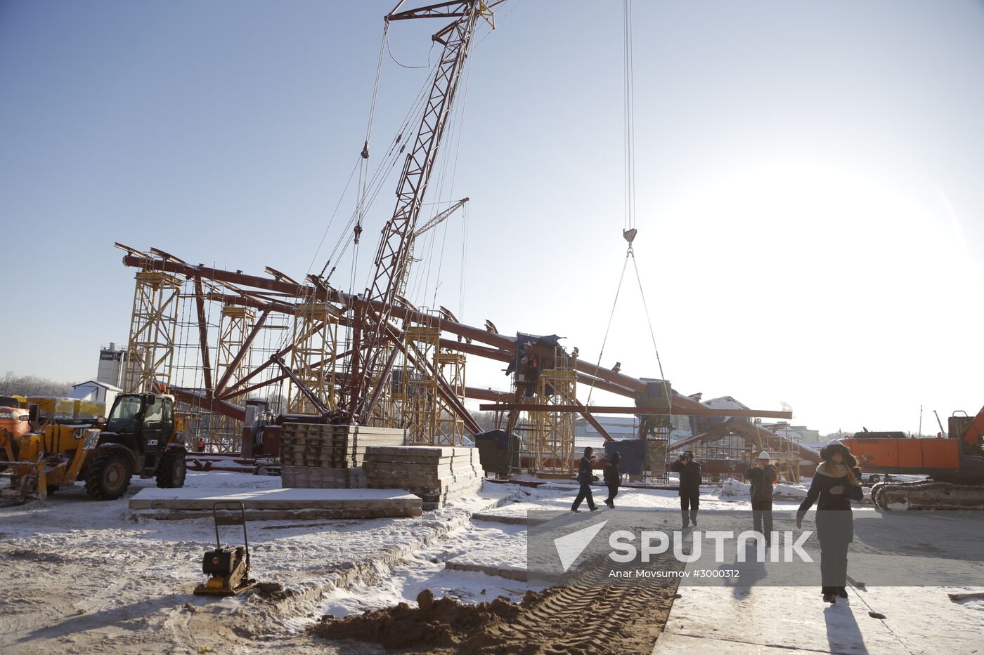 Samara Arena under construction