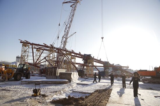 Samara Arena under construction