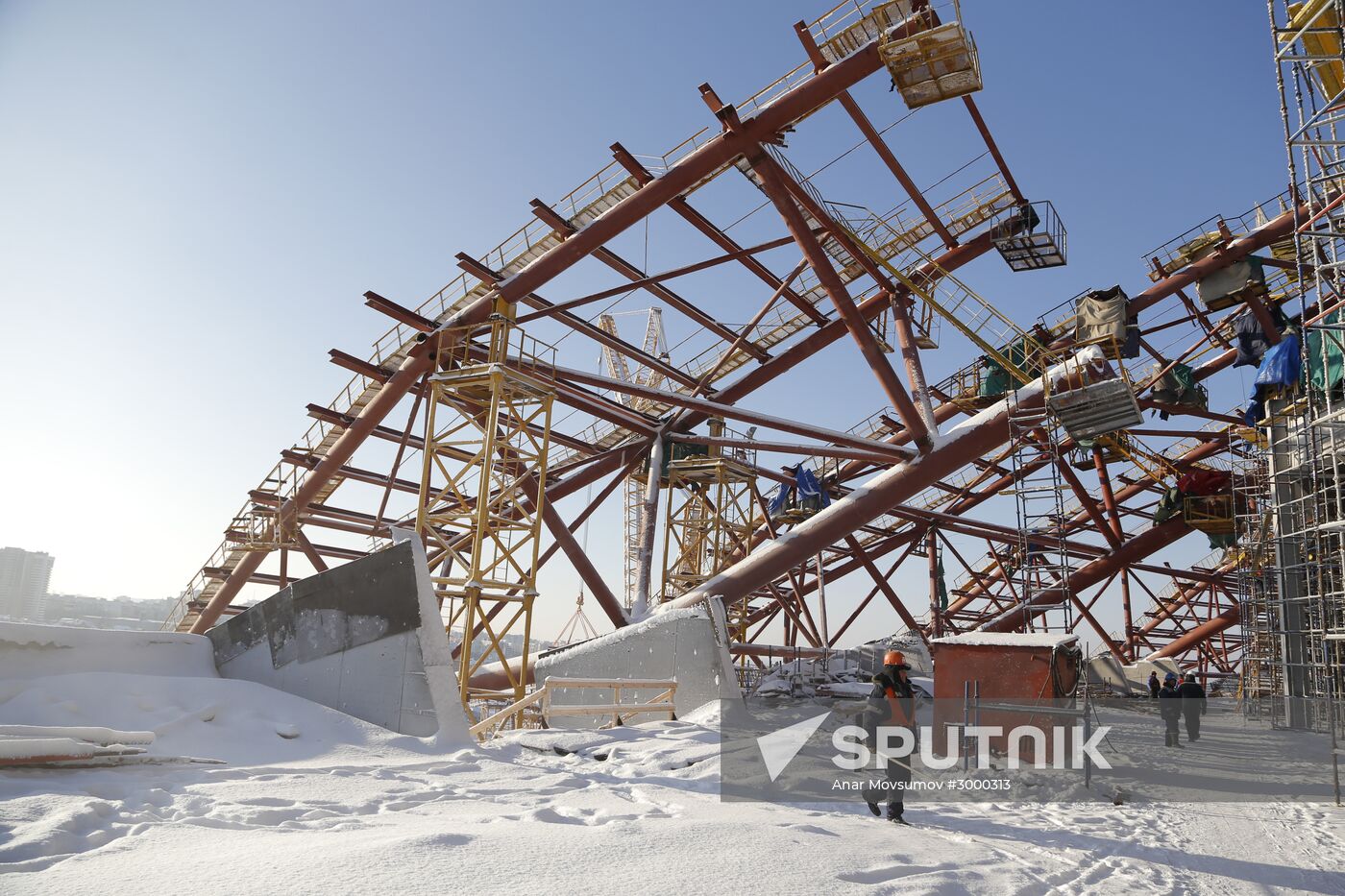 Samara Arena under construction
