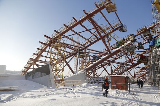 Samara Arena under construction