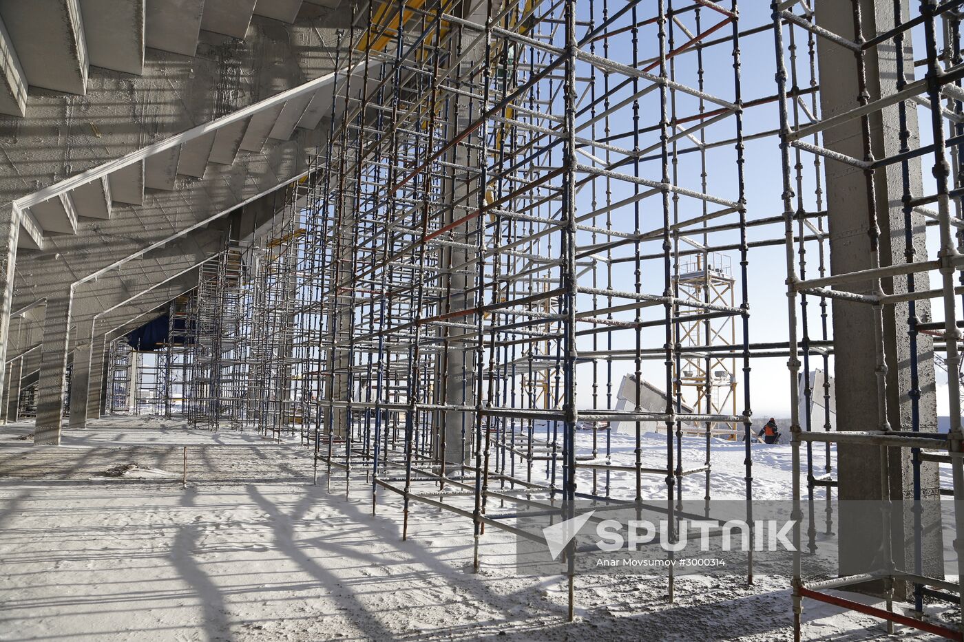 Samara Arena under construction