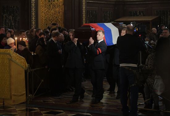 Funeral service for Russian Ambassador to Turkey Andrei Karlov
