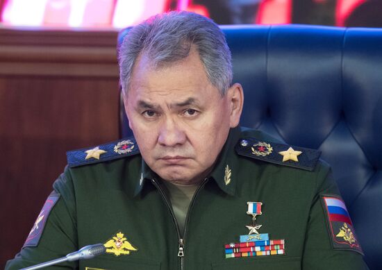 Russian President Vladimir Putin attends expanded meeting of Russian Defense Ministry Board