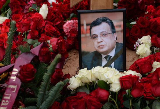 Funeral of Russian Ambassador to Turkey Andrei Karlov