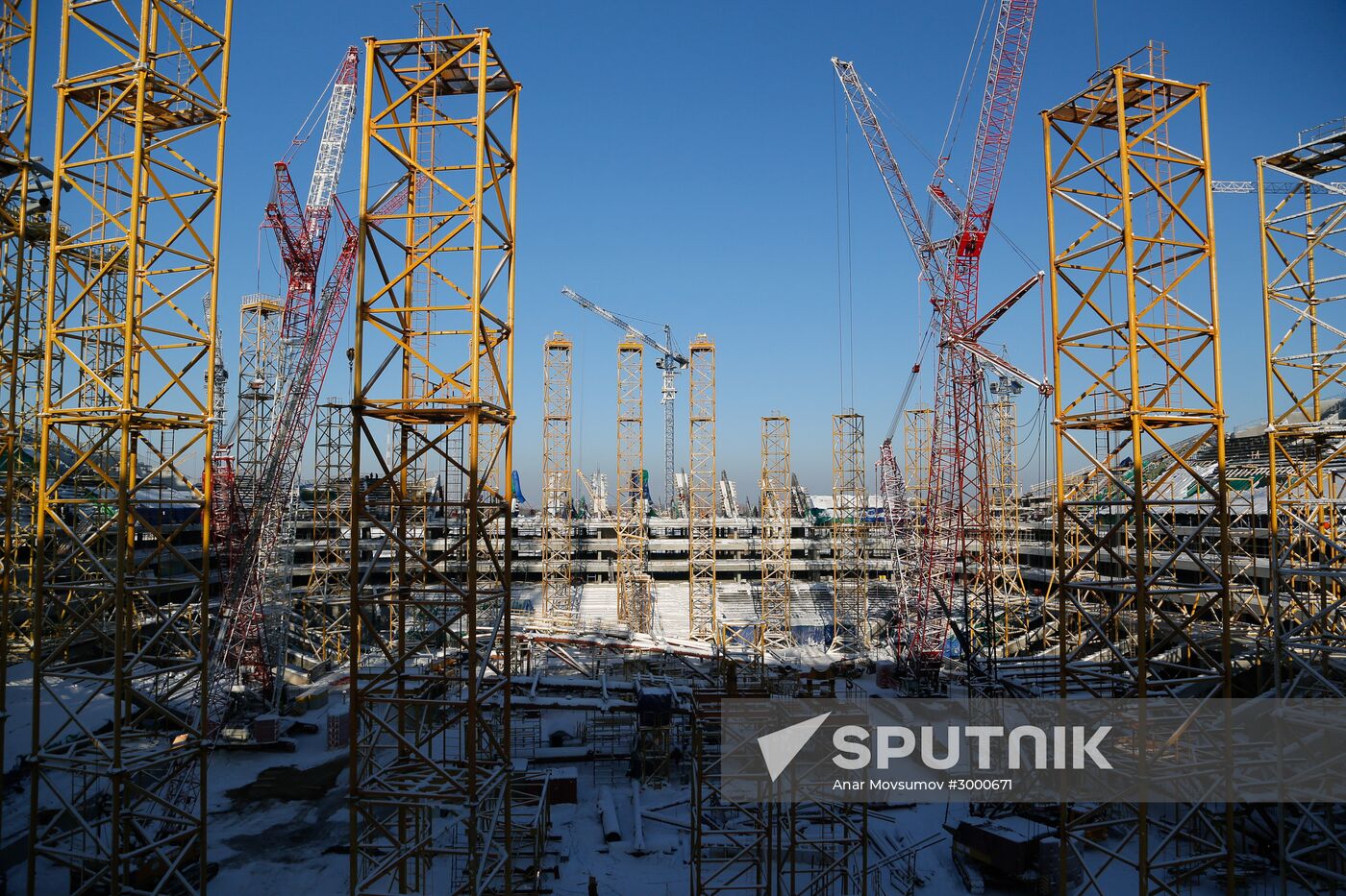 Samara Arena under construction