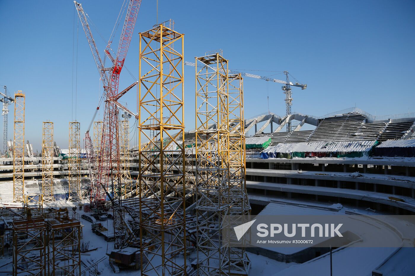 Samara Arena under construction