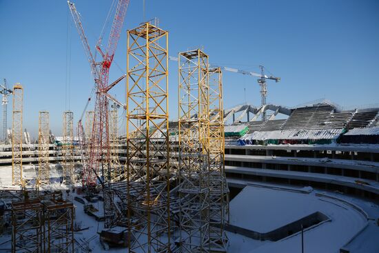 Samara Arena under construction