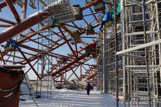 Samara Arena under construction