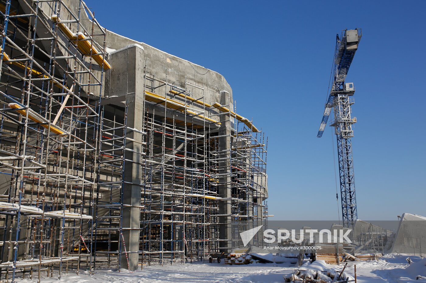 Samara Arena under construction