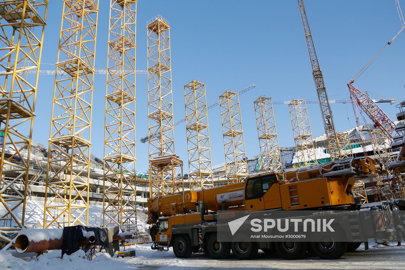 Samara Arena under construction