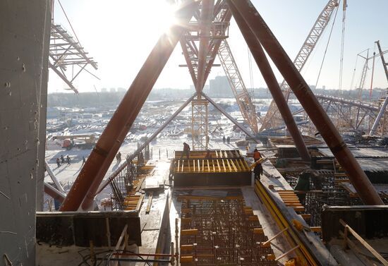 Samara Arena under construction