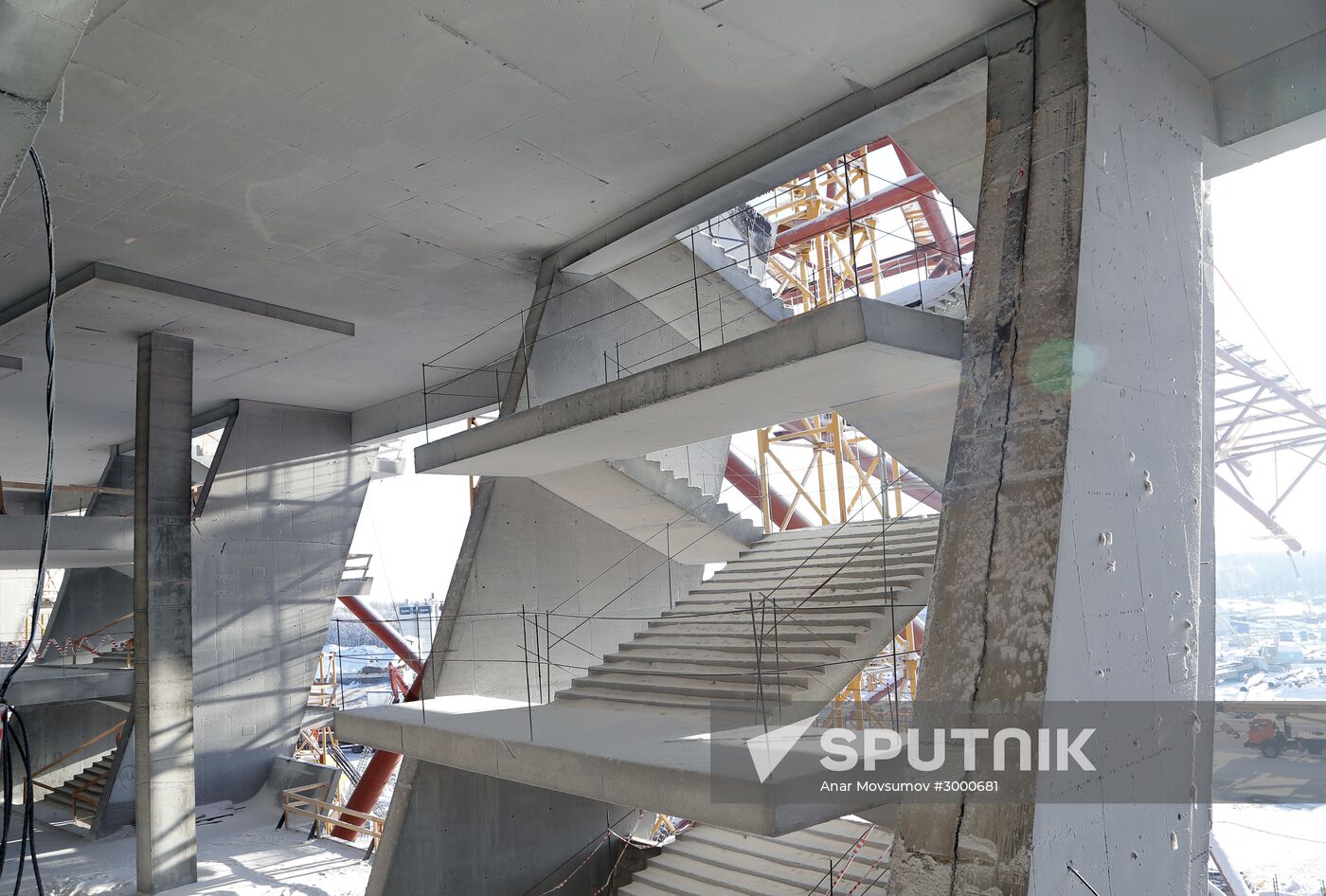 Samara Arena under construction