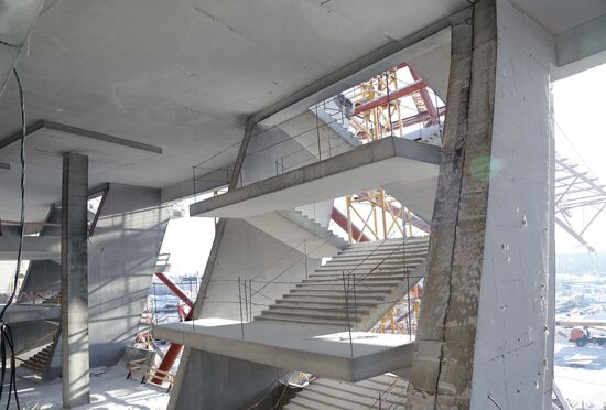 Samara Arena under construction