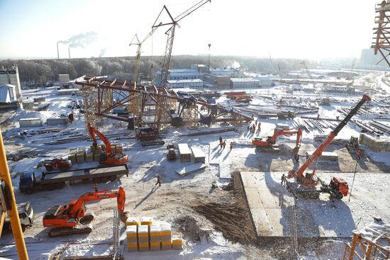 Samara Arena under construction