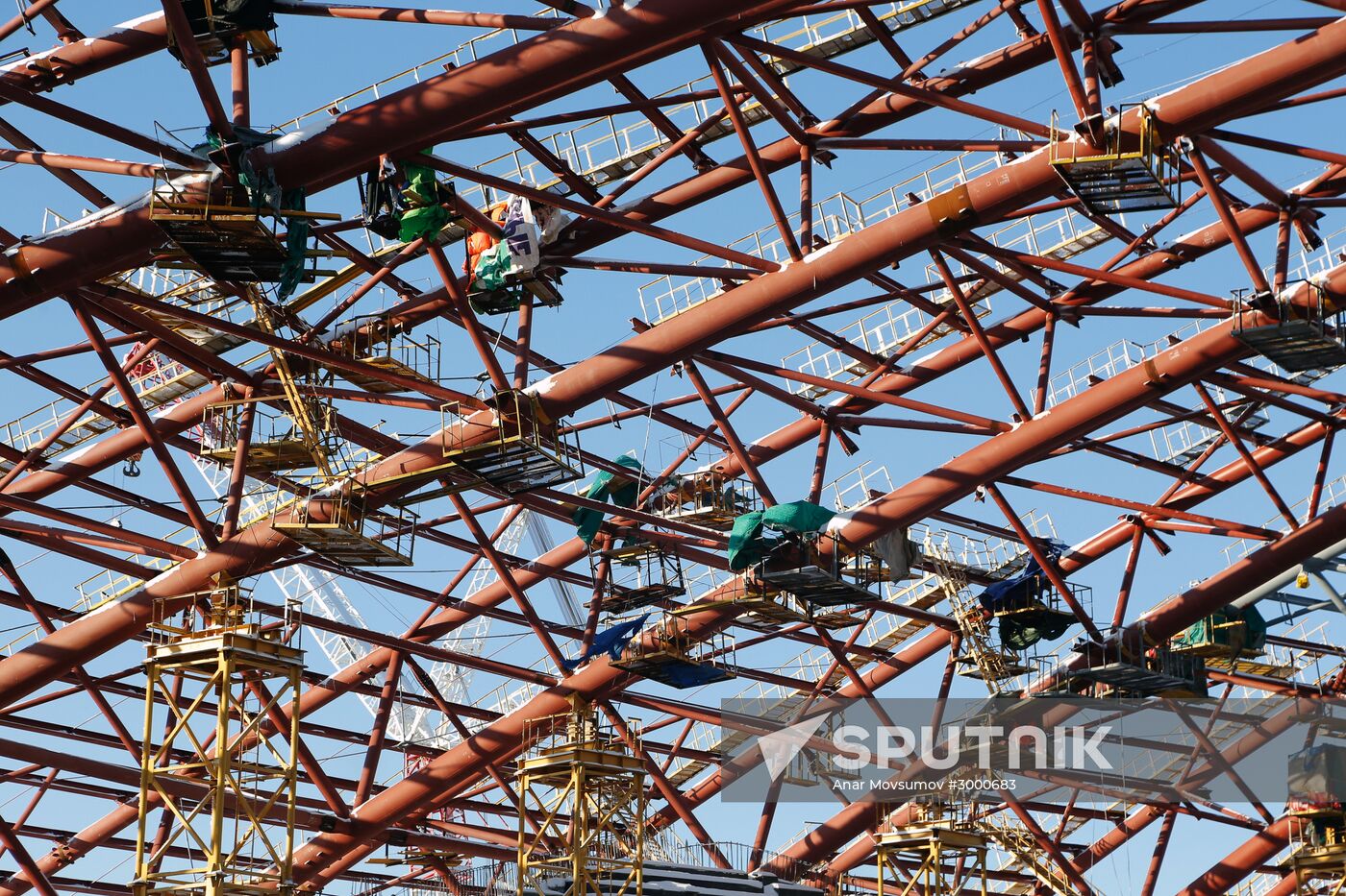 Samara Arena under construction