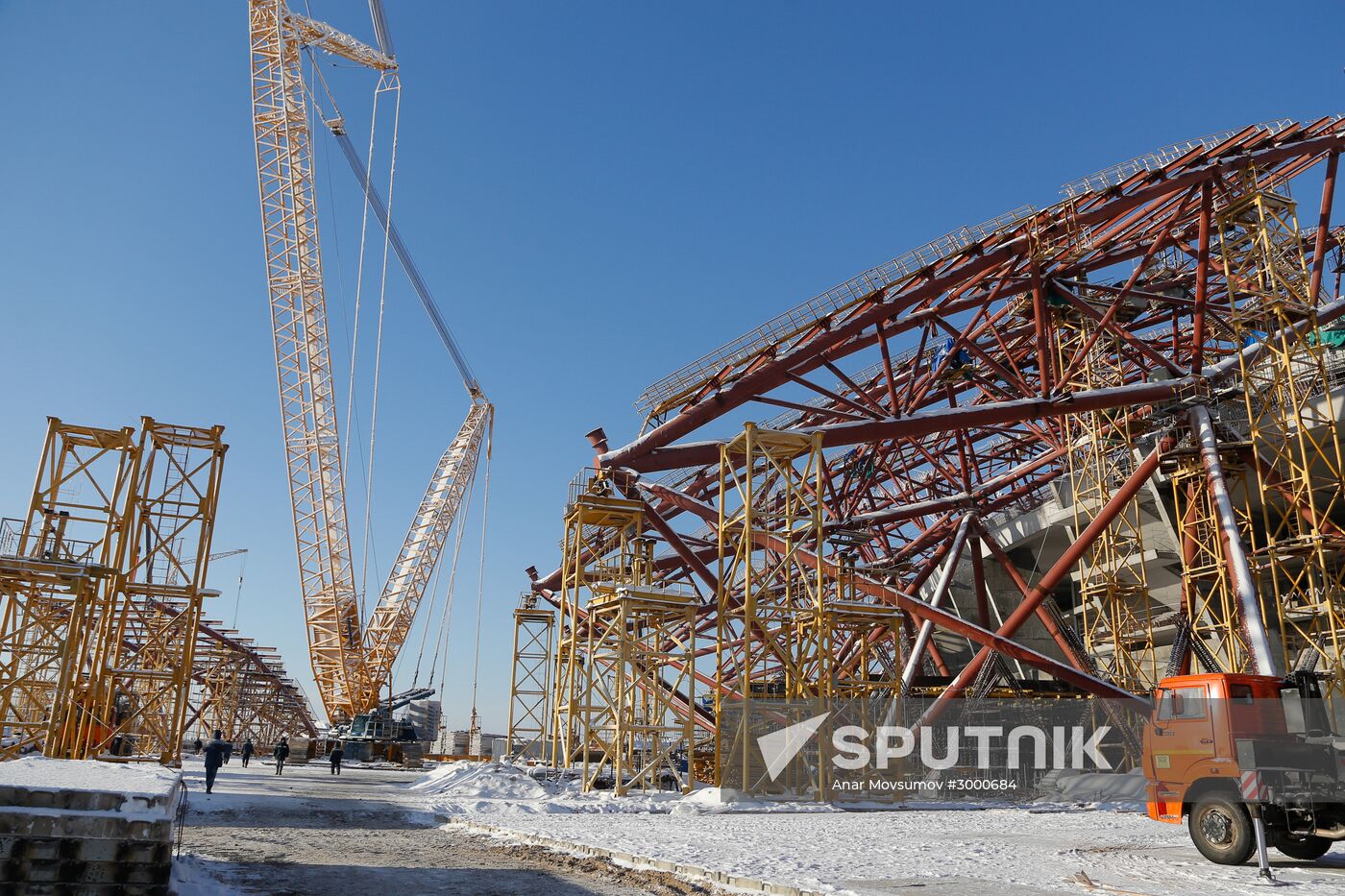 Samara Arena under construction