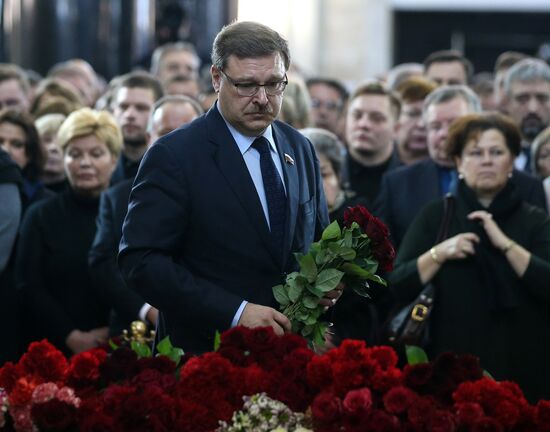 Funeral of Russian Ambassador to Turkey Andrei Karlov