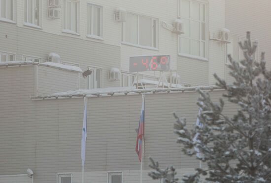 Unusial freeze-up in Yugra