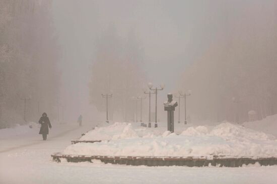 Unusial freeze-up in Yugra