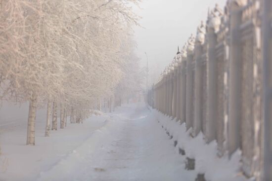 Unusial freeze-up in Yugra