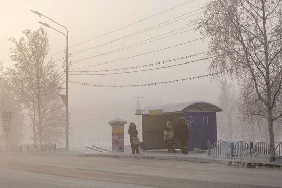 Unusial freeze-up in Yugra