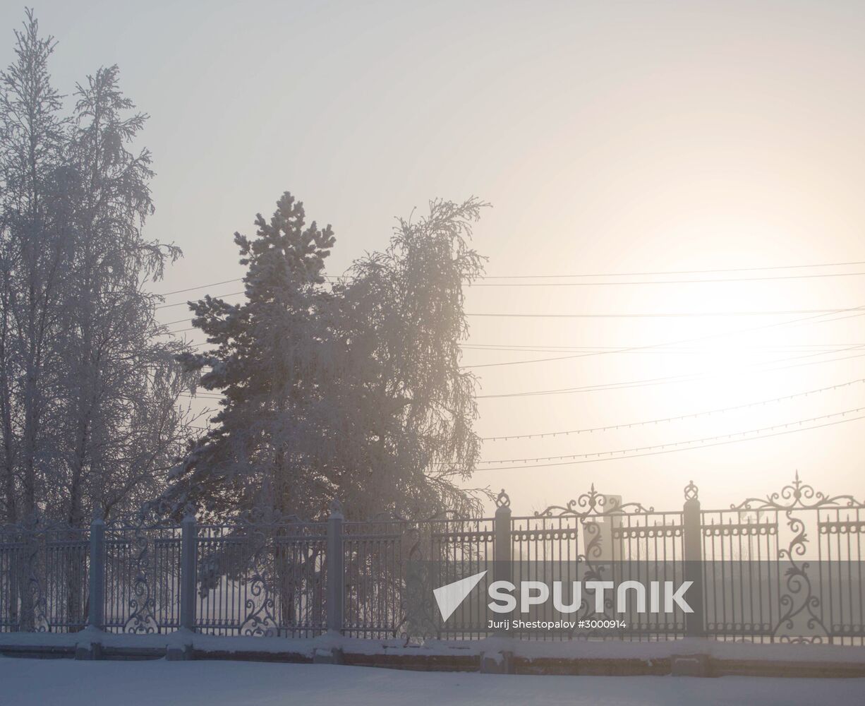 Unusial freeze-up in Yugra