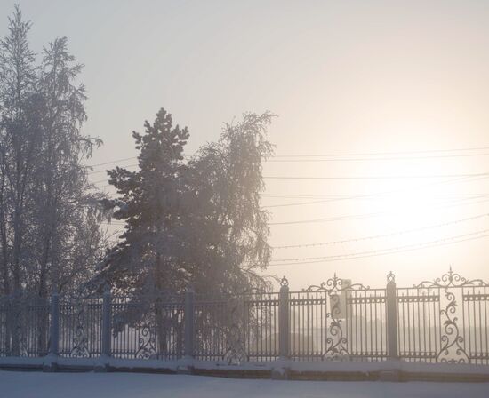 Unusial freeze-up in Yugra