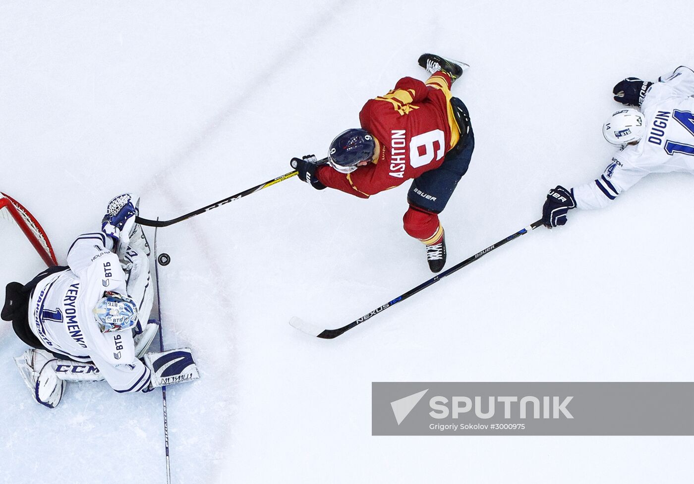 Ice hockey. KHL. Torpedo vs. Dynamo Moscow