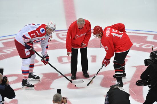 Ice hockey. KHL. Spartak vs. Lokomotiv