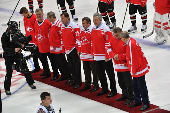 Ice hockey. KHL. Spartak vs. Lokomotiv