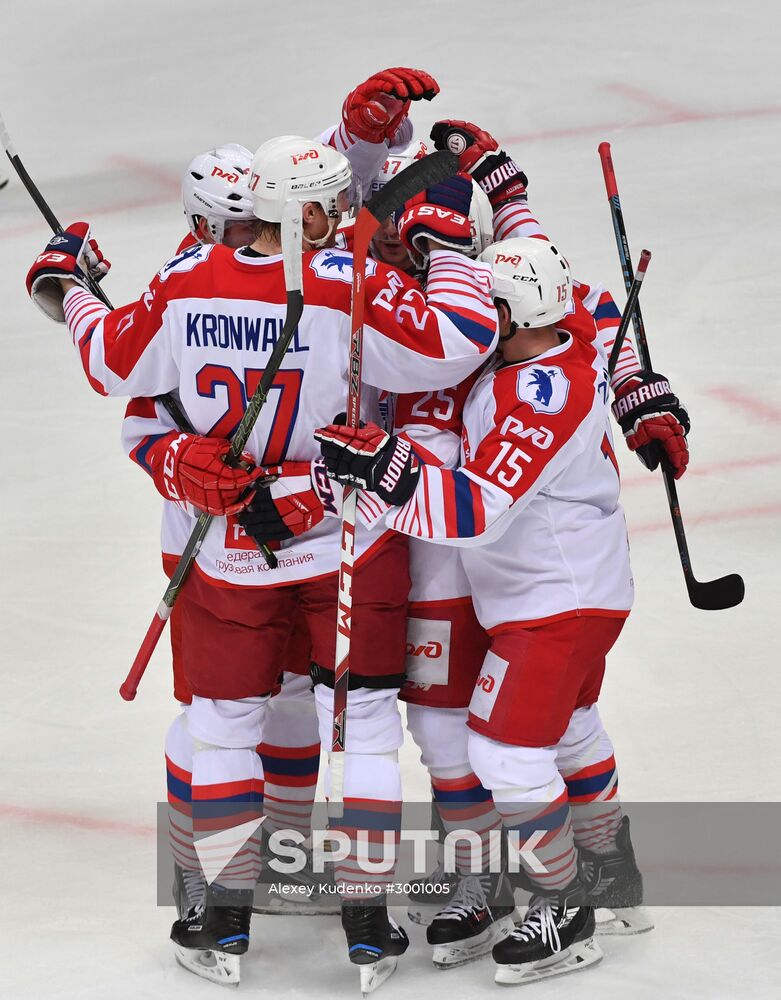 Ice hockey. KHL. Spartak vs. Lokomotiv