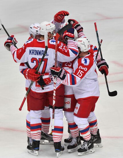 Ice hockey. KHL. Spartak vs. Lokomotiv