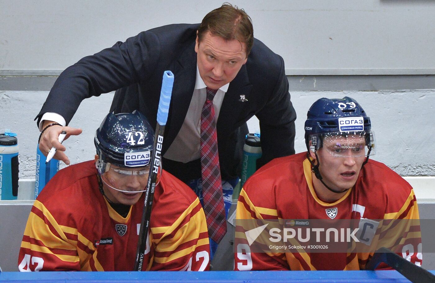 Ice hockey. KHL. Torpedo vs. Dynamo Moscow