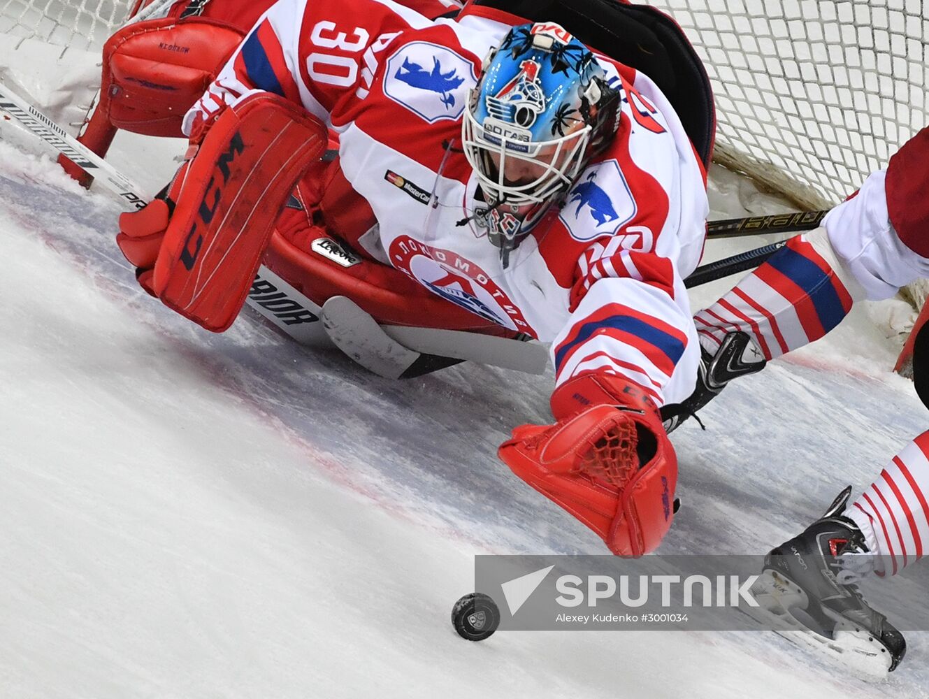 Ice hockey. KHL. Spartak vs. Lokomotiv