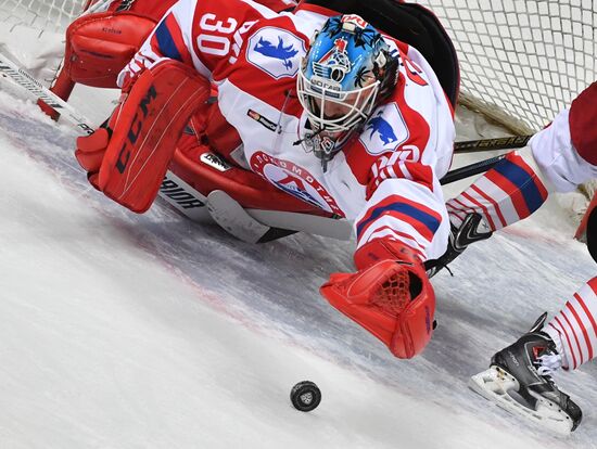 Ice hockey. KHL. Spartak vs. Lokomotiv