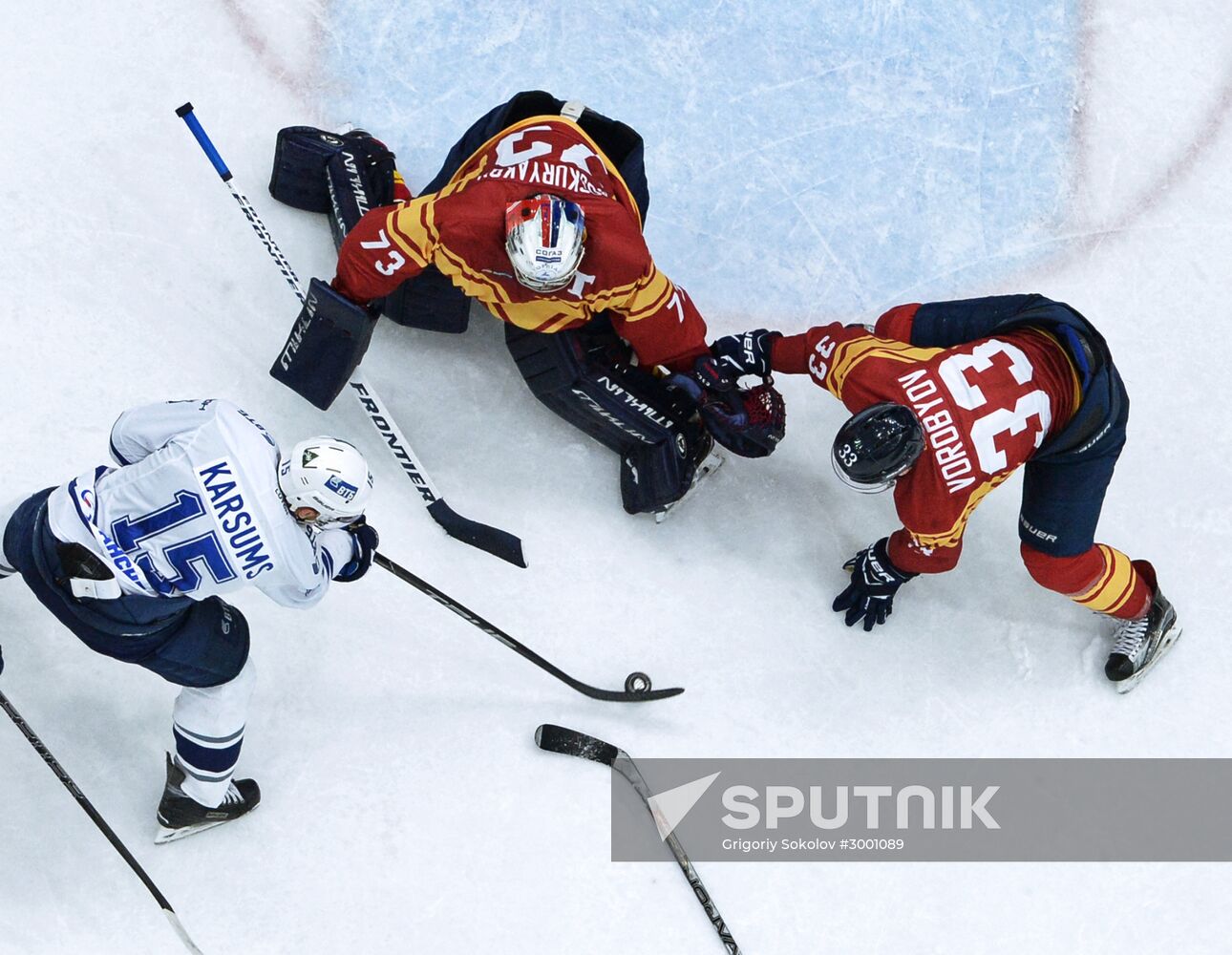 Ice hockey. KHL. Torpedo vs. Dynamo Moscow