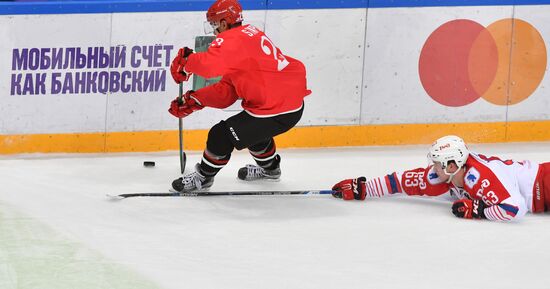 Ice hockey. KHL. Spartak vs. Lokomotiv