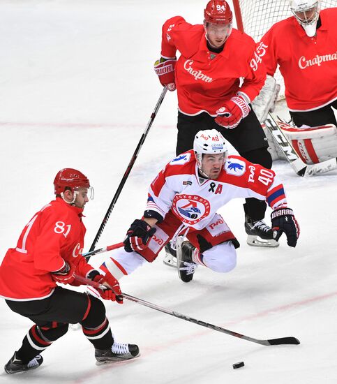Ice hockey. KHL. Spartak vs. Lokomotiv