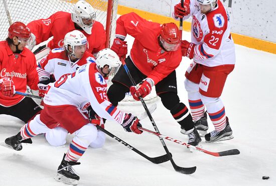 Ice hockey. KHL. Spartak vs. Lokomotiv