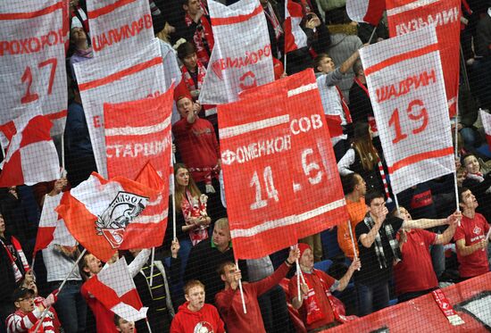 Ice hockey. KHL. Spartak vs. Lokomotiv