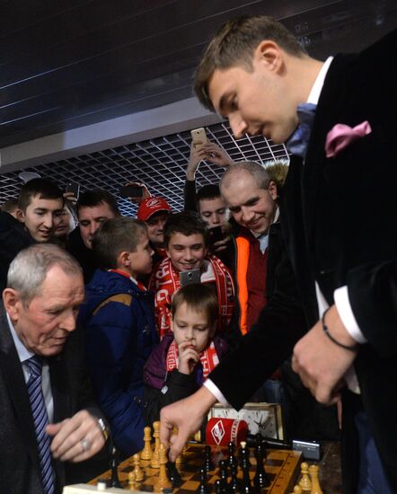 Ice hockey. KHL. Spartak vs. Lokomotiv