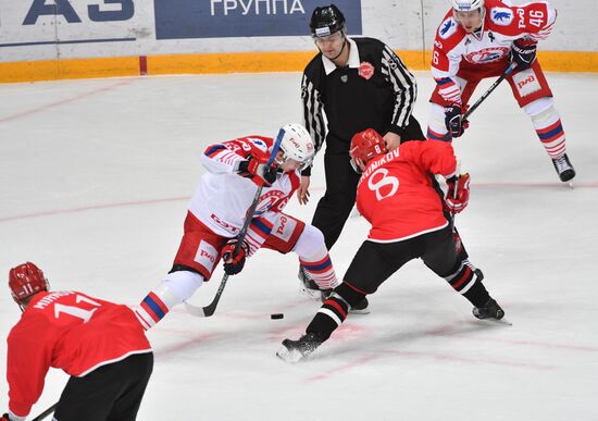 Ice hockey. KHL. Spartak vs. Lokomotiv