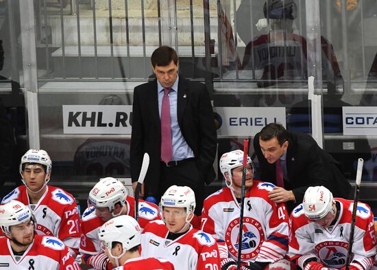 Ice hockey. KHL. Spartak vs. Lokomotiv