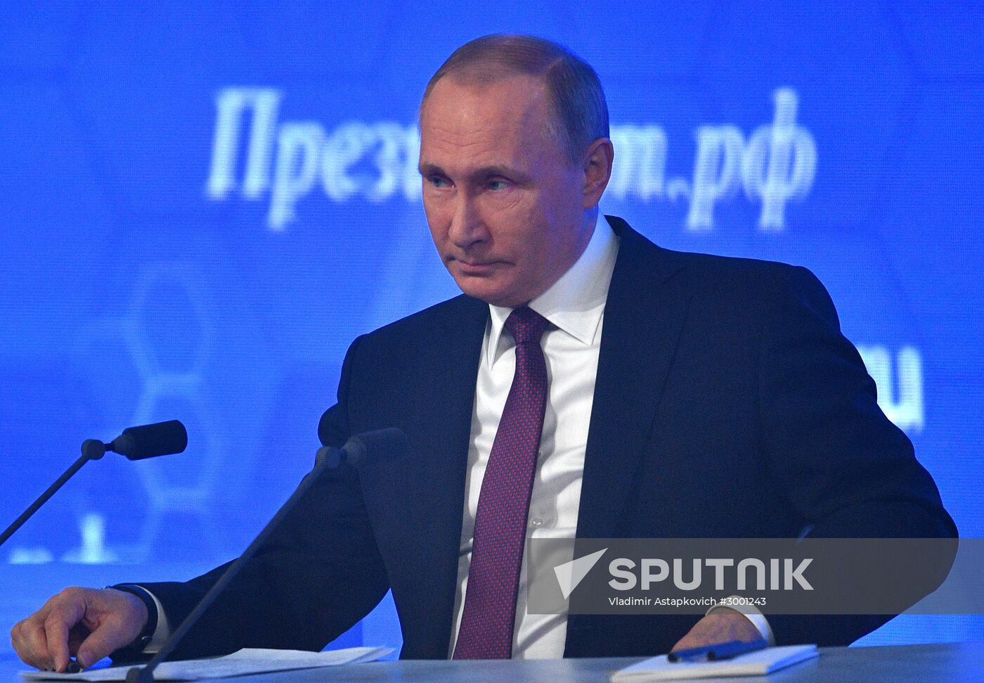 President Vladimir Putin’s 12th annual news conference
