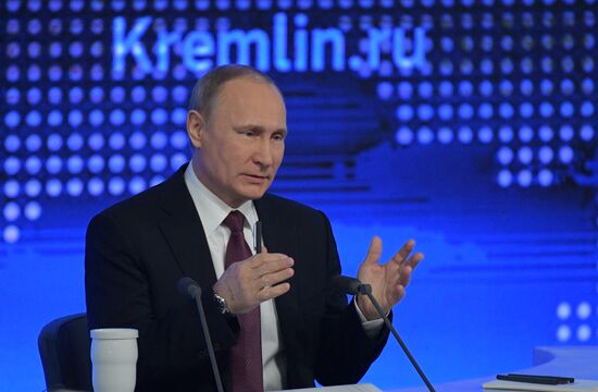 President Vladimir Putin’s 12th annual news conference