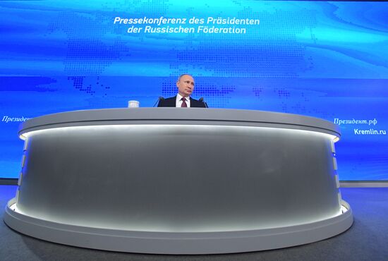 President Vladimir Putin’s 12th annual news conference