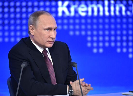 President Vladimir Putin’s 12th annual news conference