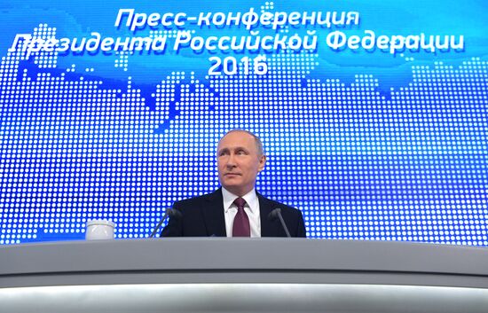 President Vladimir Putin’s 12th annual news conference