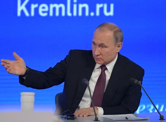 President Vladimir Putin’s 12th annual news conference
