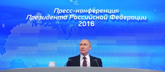 President Vladimir Putin’s 12th annual news conference
